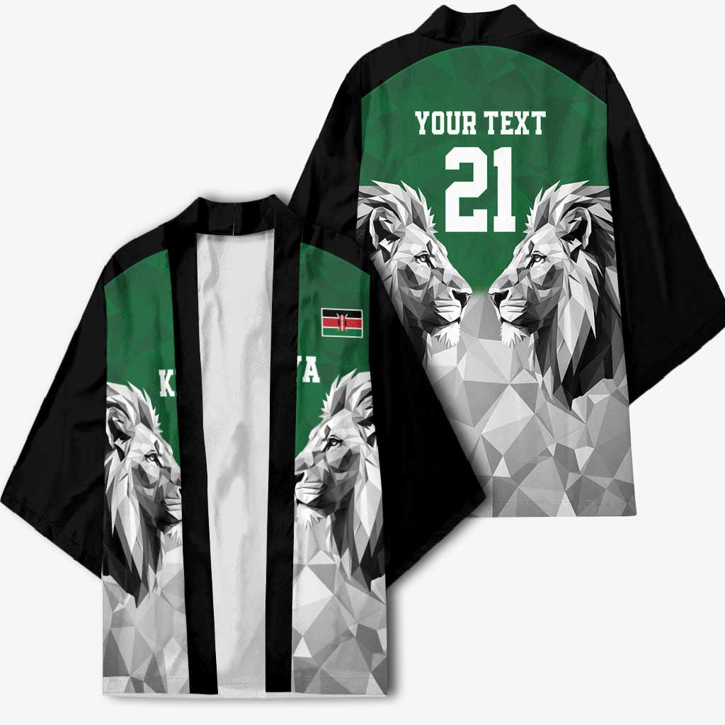 Custom Rugby Africa Kenya Kimono Green Kenyan 22-23 Motif