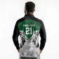 Custom Rugby Africa Kenya Long Sleeve Polo Shirt Green Kenyan 22-23 Motif - African Pride