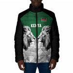 Custom Rugby Africa Kenya Padded Jacket Green Kenyan 22-23 Motif