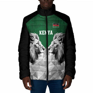 Custom Rugby Africa Kenya Padded Jacket Green Kenyan 22-23 Motif