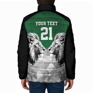 Custom Rugby Africa Kenya Padded Jacket Green Kenyan 22-23 Motif