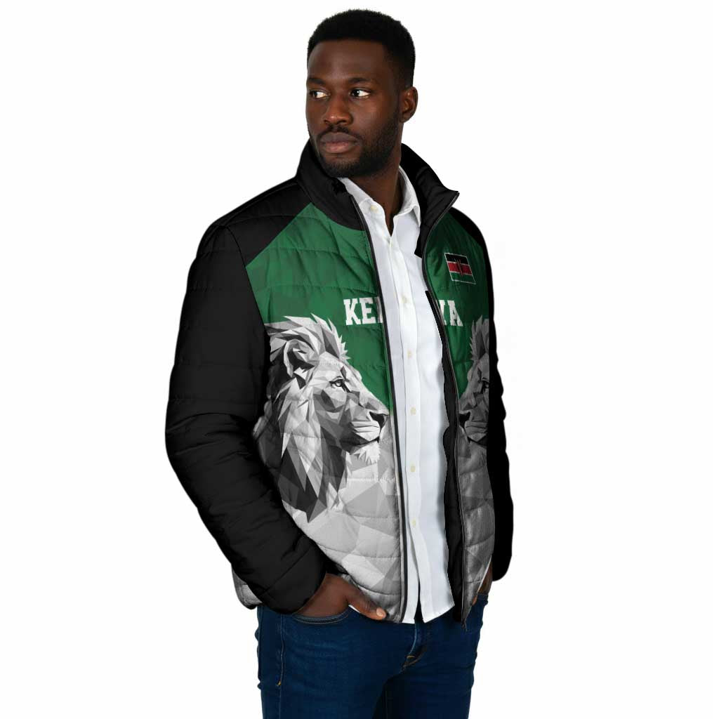Custom Rugby Africa Kenya Padded Jacket Green Kenyan 22-23 Motif