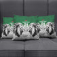 Custom Rugby Africa Kenya Pillow Cover Green Kenyan 22-23 Motif