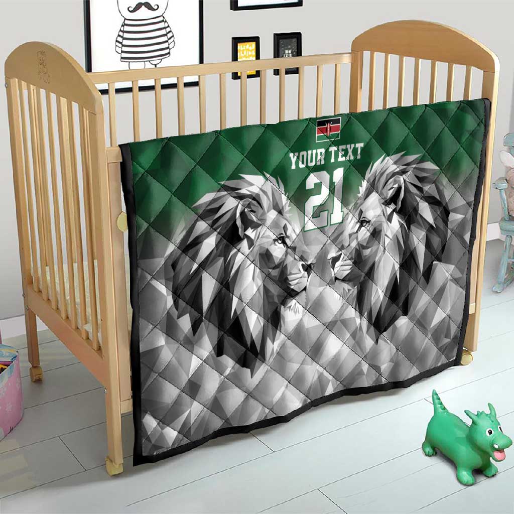 Custom Rugby Africa Kenya Quilt Green Kenyan 22-23 Motif - African Pride