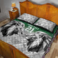 Custom Rugby Africa Kenya Quilt Bed Set Green Kenyan 22-23 Motif - African Pride