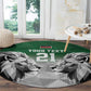 Custom Rugby Africa Kenya Round Carpet Green Kenyan 22-23 Motif - African Pride