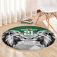 Custom Rugby Africa Kenya Round Carpet Green Kenyan 22-23 Motif - African Pride