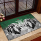 Custom Rugby Africa Kenya Rubber Doormat Green Kenyan 22-23 Motif - African Pride