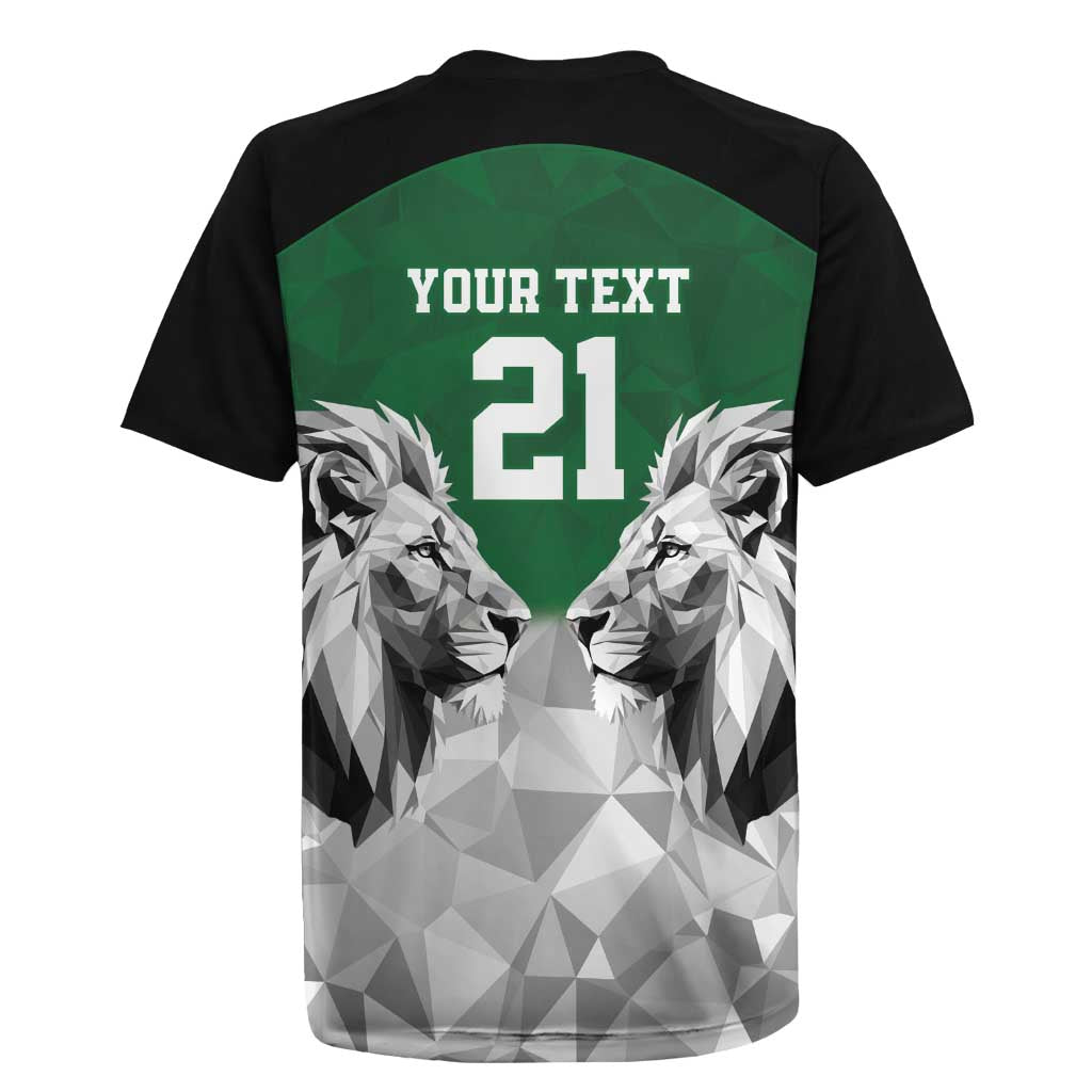 Custom Rugby Africa Kenya Rugby Jersey Green Kenyan 22-23 Motif - African Pride