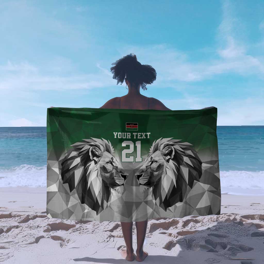 Custom Rugby Africa Kenya Sarong Green Kenyan 22-23 Motif - African Pride
