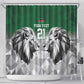 Custom Rugby Africa Kenya Shower Curtain Green Kenyan 22-23 Motif - African Pride
