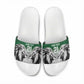 Custom Rugby Africa Kenya Slide Sandals Green Kenyan 22-23 Motif