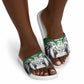 Custom Rugby Africa Kenya Slide Sandals Green Kenyan 22-23 Motif