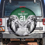 Custom Rugby Africa Kenya Spare Tire Cover Green Kenyan 22-23 Motif - African Pride