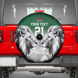 Custom Rugby Africa Kenya Spare Tire Cover Green Kenyan 22-23 Motif - African Pride