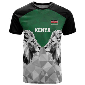 Custom Rugby Africa Kenya T shirt Green Kenyan 22-23 Motif - African Pride