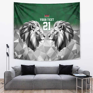 Custom Rugby Africa Kenya Tapestry Green Kenyan 22-23 Motif - African Pride