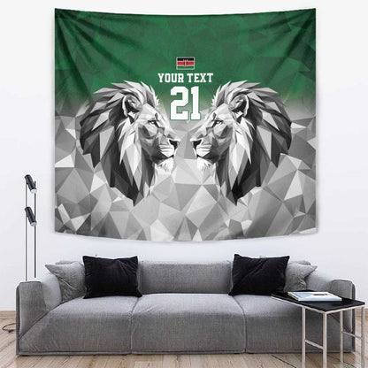 Custom Rugby Africa Kenya Tapestry Green Kenyan 22-23 Motif - African Pride