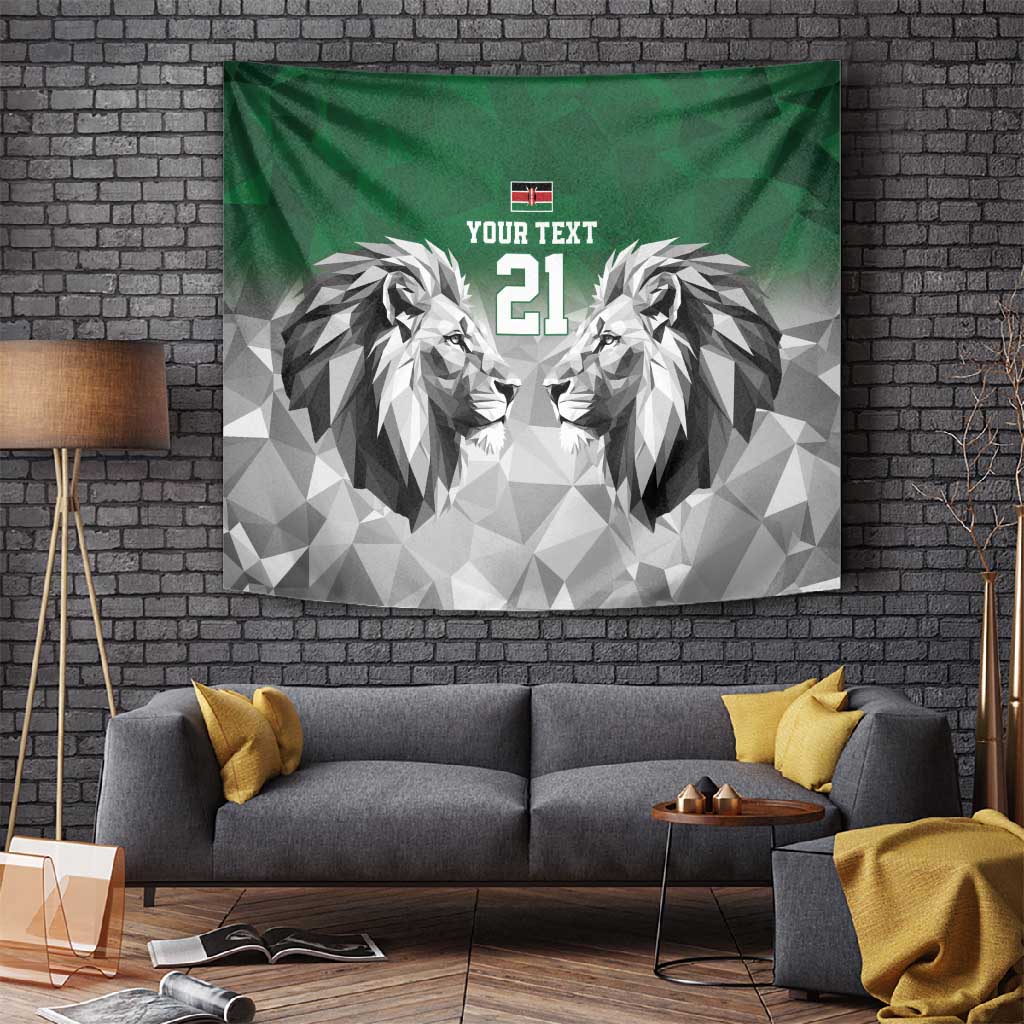Custom Rugby Africa Kenya Tapestry Green Kenyan 22-23 Motif - African Pride
