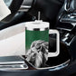 Custom Rugby Africa Kenya Tumbler With Handle Green Kenyan 22-23 Motif - African Pride