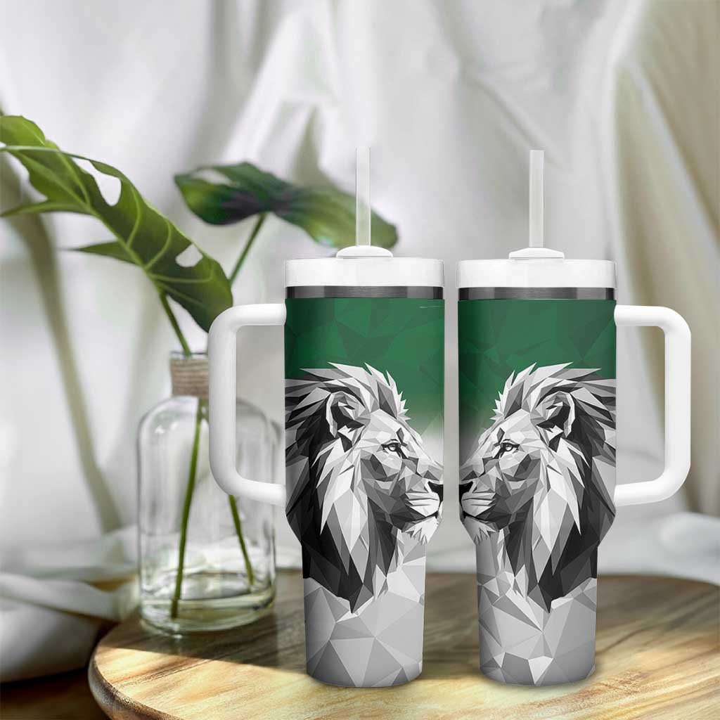 Custom Rugby Africa Kenya Tumbler With Handle Green Kenyan 22-23 Motif - African Pride