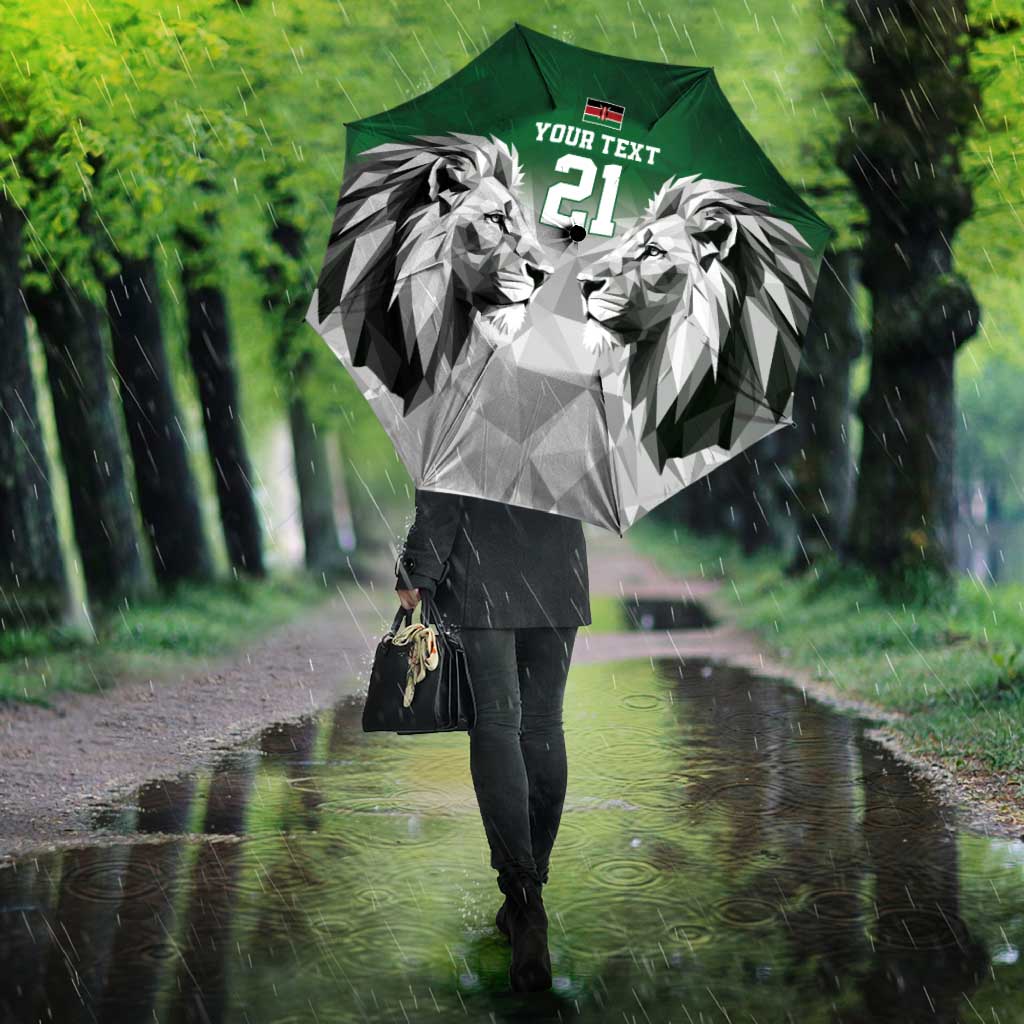 Custom Rugby Africa Kenya Umbrella Green Kenyan 22-23 Motif
