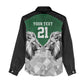 Custom Rugby Africa Kenya Women Casual Shirt Green Kenyan 22-23 Motif - African Pride
