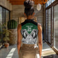 Custom Rugby Africa Kenya Women Sleeveless Polo Shirt Green Kenyan 22-23 Motif - African Pride