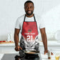 Custom Rugby Africa Kenya Apron Red Kenyan 22-23 Motif