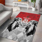 Custom Rugby Africa Kenya Area Rug Red Kenyan 22-23 Motif - African Pride