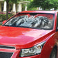 Custom Rugby Africa Kenya Auto Sun Shade Red Kenyan 22-23 Motif