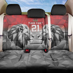 Custom Rugby Africa Kenya Back Car Seat Cover Red Kenyan 22-23 Motif - African Pride
