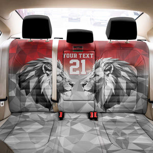 Custom Rugby Africa Kenya Back Car Seat Cover Red Kenyan 22-23 Motif - African Pride