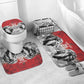 Custom Rugby Africa Kenya Bathroom Set Red Kenyan 22-23 Motif