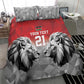 Custom Rugby Africa Kenya Bedding Set Red Kenyan 22-23 Motif - African Pride