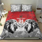 Custom Rugby Africa Kenya Bedding Set Red Kenyan 22-23 Motif - African Pride