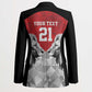 Custom Rugby Africa Kenya Blazer Red Kenyan 22-23 Motif