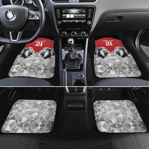 Custom Rugby Africa Kenya Car Mats Red Kenyan 22-23 Motif - African Pride
