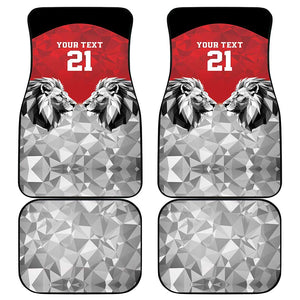 Custom Rugby Africa Kenya Car Mats Red Kenyan 22-23 Motif - African Pride