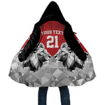 Custom Rugby Africa Kenya Cloak Red Kenyan 22-23 Motif