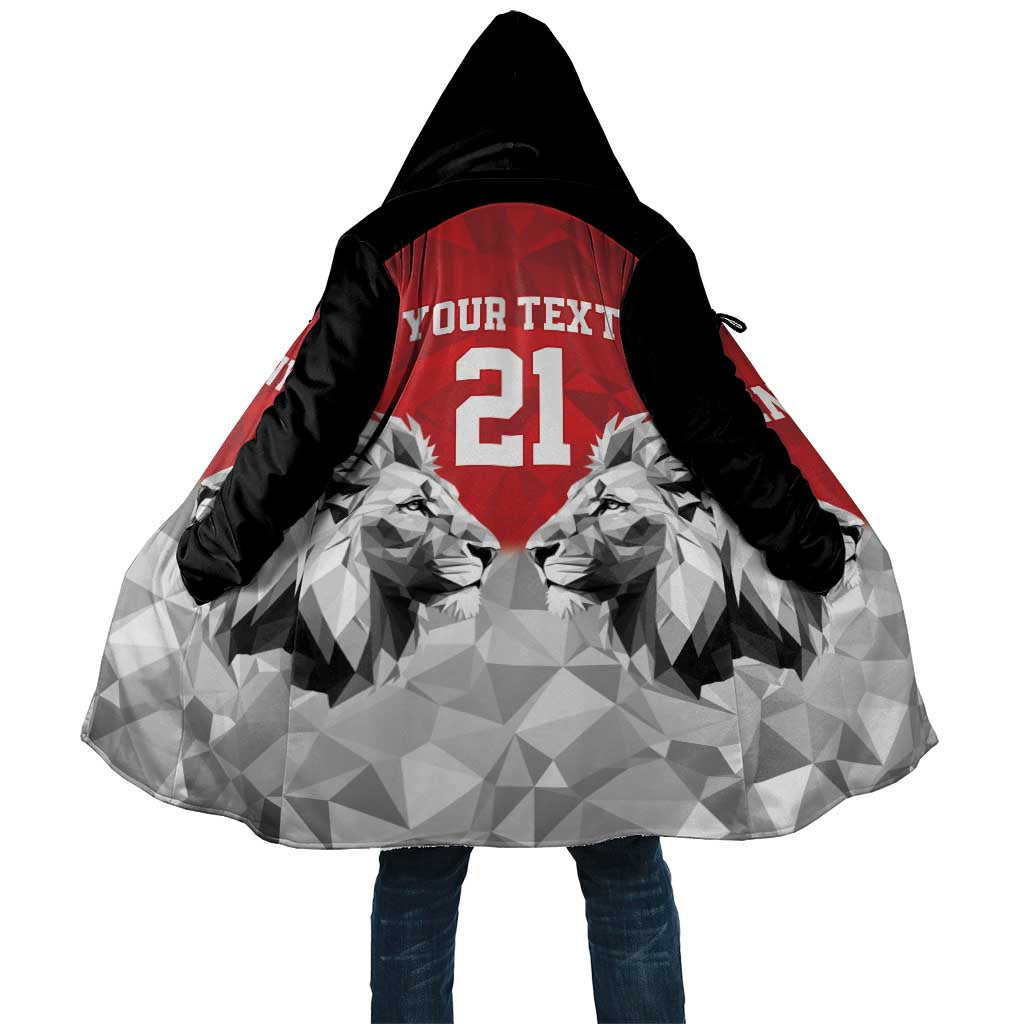 Custom Rugby Africa Kenya Cloak Red Kenyan 22-23 Motif