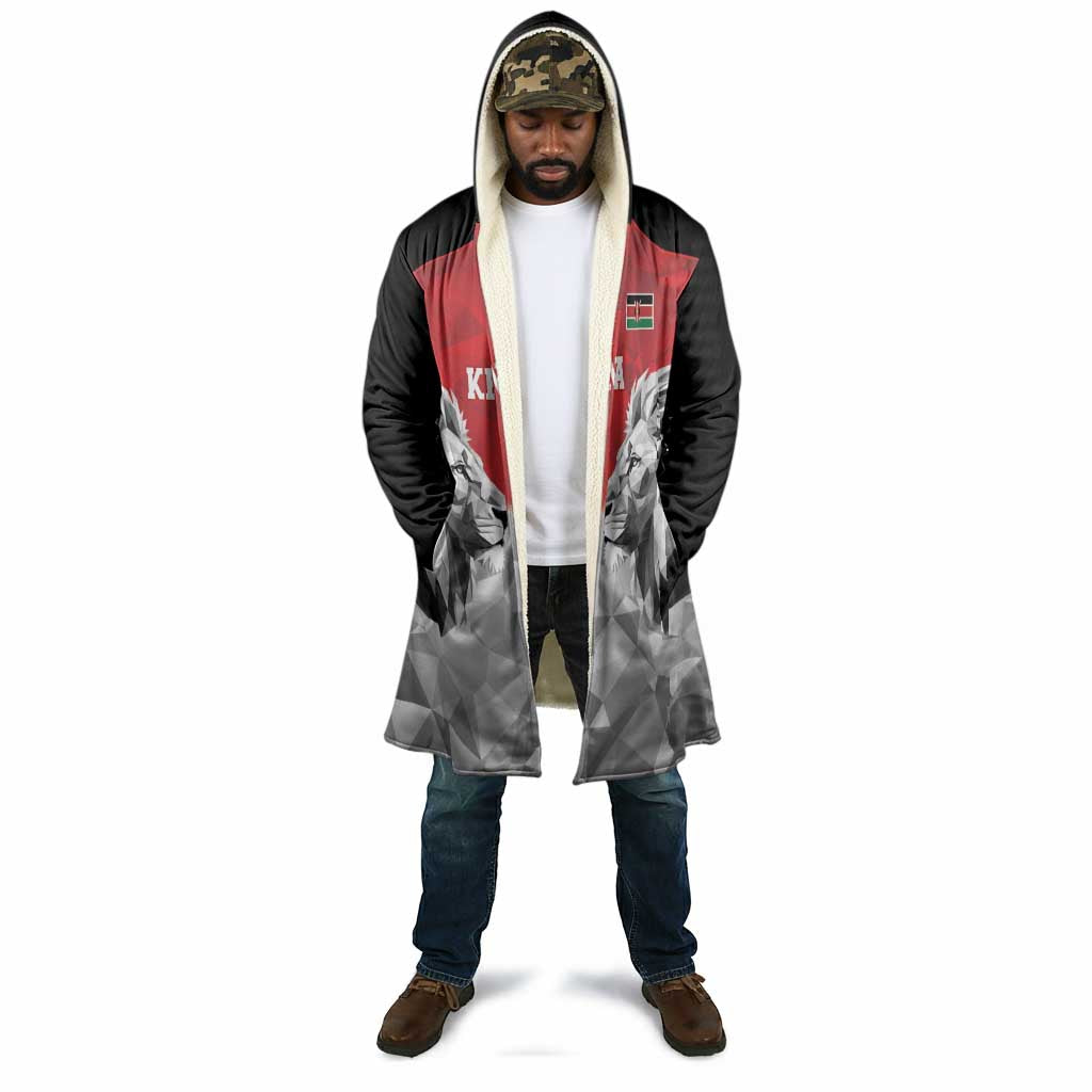 Custom Rugby Africa Kenya Cloak Red Kenyan 22-23 Motif