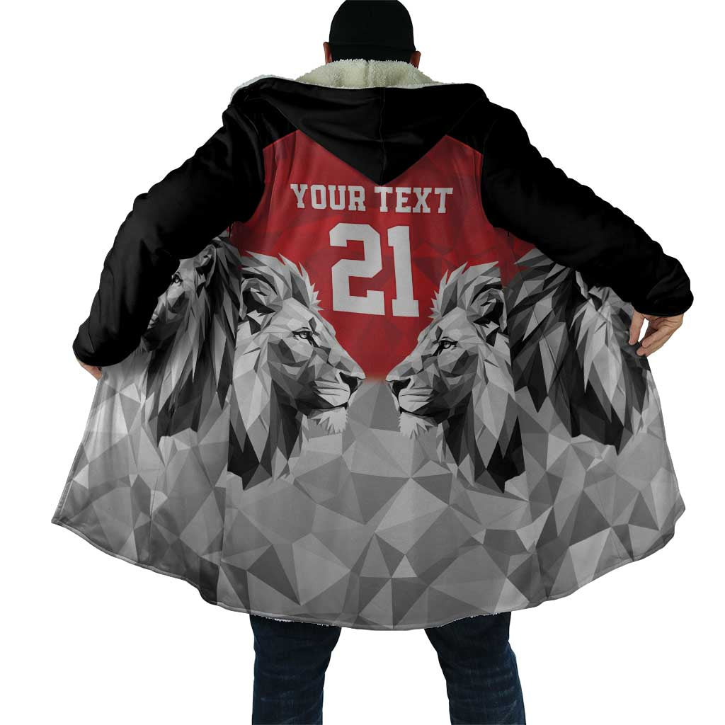 Custom Rugby Africa Kenya Cloak Red Kenyan 22-23 Motif