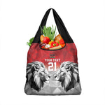 Custom Rugby Africa Kenya Grocery Bag Red Kenyan 22-23 Motif - African Pride