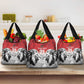 Custom Rugby Africa Kenya Grocery Bag Red Kenyan 22-23 Motif - African Pride