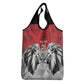 Custom Rugby Africa Kenya Grocery Bag Red Kenyan 22-23 Motif - African Pride