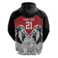 Custom Rugby Africa Kenya Hoodie Red Kenyan 22-23 Motif - African Pride