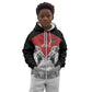 Custom Rugby Africa Kenya Kid Hoodie Red Kenyan 22-23 Motif - African Pride