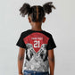 Custom Rugby Africa Kenya Kid T shirt Red Kenyan 22-23 Motif - African Pride