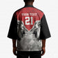 Custom Rugby Africa Kenya Kimono Red Kenyan 22-23 Motif